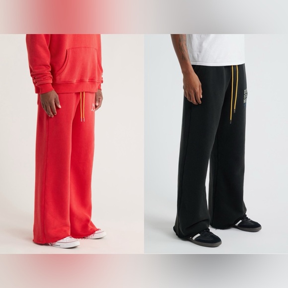 Lot Of Two Diet Starts Monday Men’s Wide Leg Sweatpants Size Medium - Picture 3 of 3